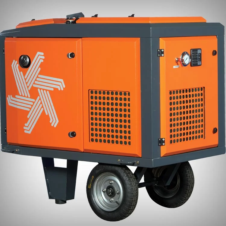 04 Detroit Air - D-15 Impi Portable Honda-Driven Compressor